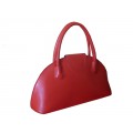 Красная кожаная сумка ручной работы