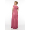 Нарядное платье пастельного розового цвета