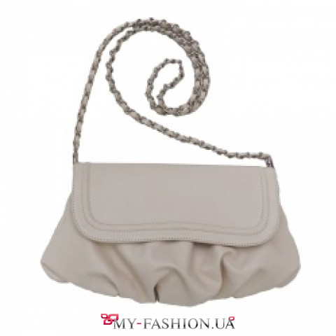 Клатч сумка  Клатч мягкой формы со складами