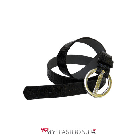 Ремень из кожи крокодила