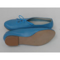 Туфли женские без подкладки в 38 и 39 размерах васильковые