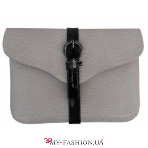 Изделие клатч из натуральной кожи