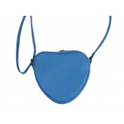 Маленькая голубая сумочка в форме сердца