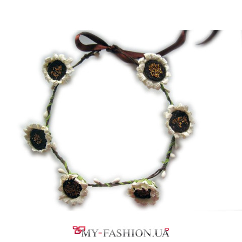Венок для волос "Чертополох" Венок для волос "Чертополох"