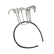 Обруч "Принцесска" из проволоки и бисера