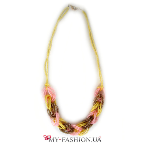 Авторское ожерелье из чешского бисера