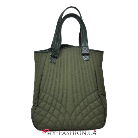 Вместительная женская сумка ручной работы