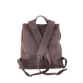 Вместительный кожаный рюкзак на две шлейки