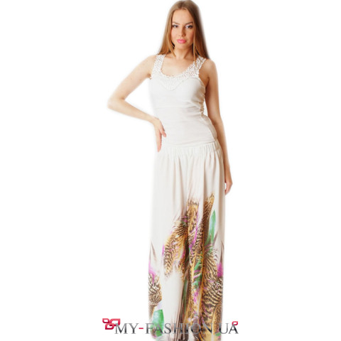 Длинна юбка в пол