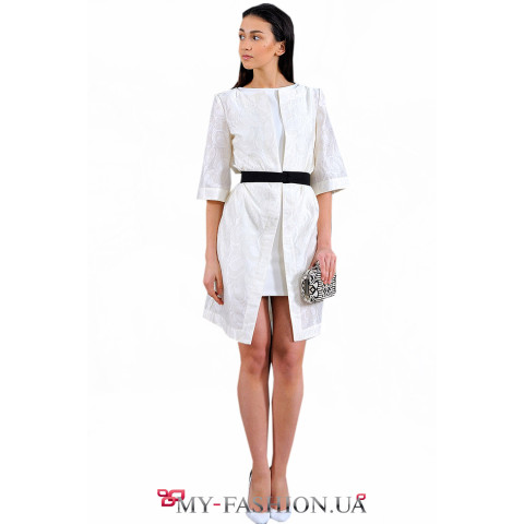 Лёгкий дизайнерский пиджак с широкими рукавами