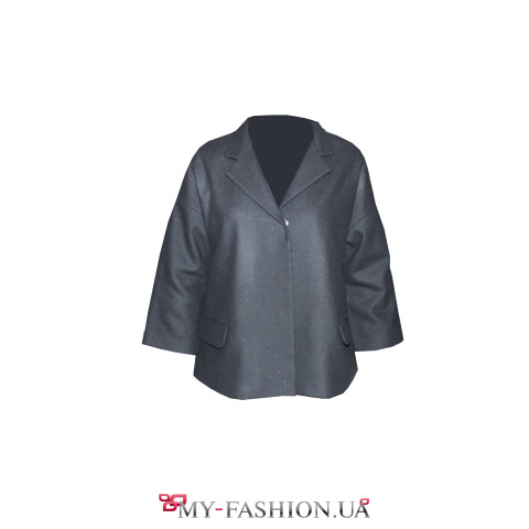 Жакет из натуральной шерсти на подкладке