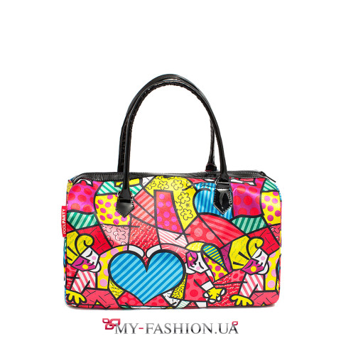 Яркая разноцветная молодёжная сумка