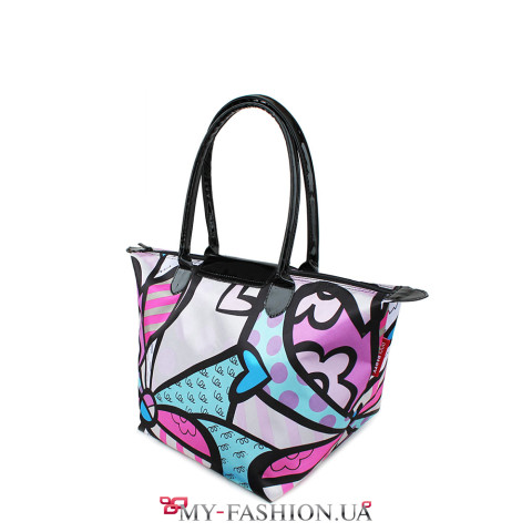 Яркая летняя текстильная сумка