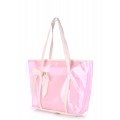 Стильная вместительная сумка розового цвета
