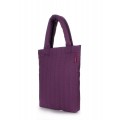 Молодежная стёганая сумка фиолетового цвета