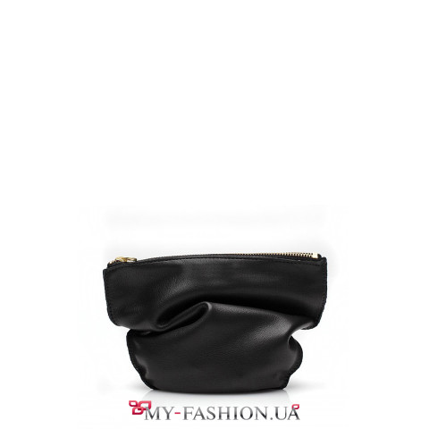 Чёрный клатч-косметичка от украинского производителя