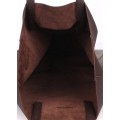 Универсальная кожаная сумка без подкладки