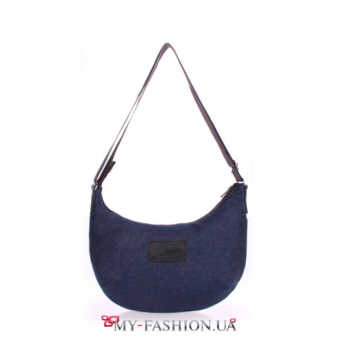 Небольшая джинсовая сумка через плечо