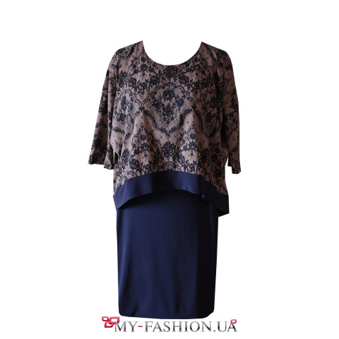 Стильный женский трикотажный костюм