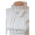 Блузка с бантом завязкой и открытой спиной