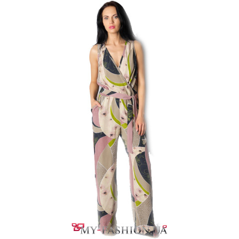 Стильный летний комбинезон свободного кроя