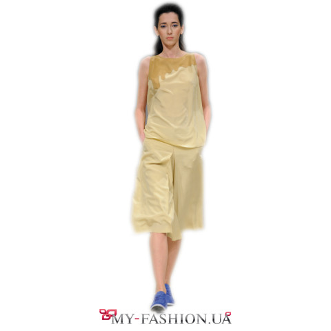 Дизайнерская юбка-шорты с карманами