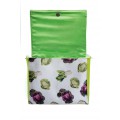 Кожаная сумочка со стильным овощным принтом