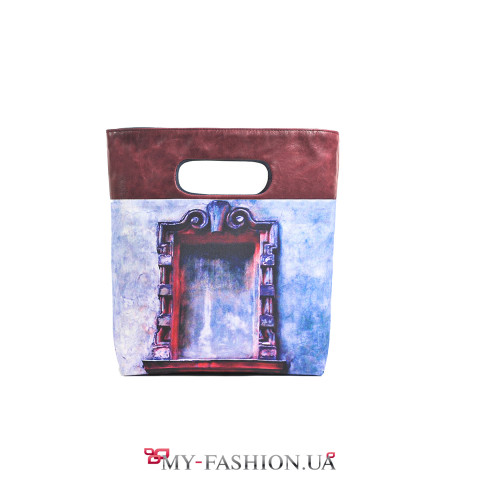 Хэндбэг с принтом картины "Окно" Дианы Дубоссарской